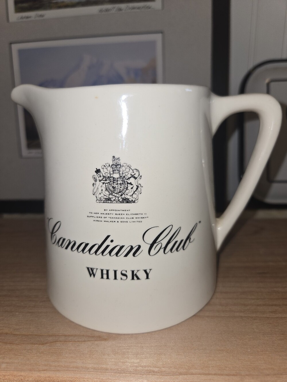 Canadian Club Whisky Water Pitcher